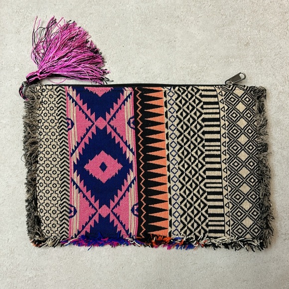Multi Color Clutch Handbag - Picture 4 of 5